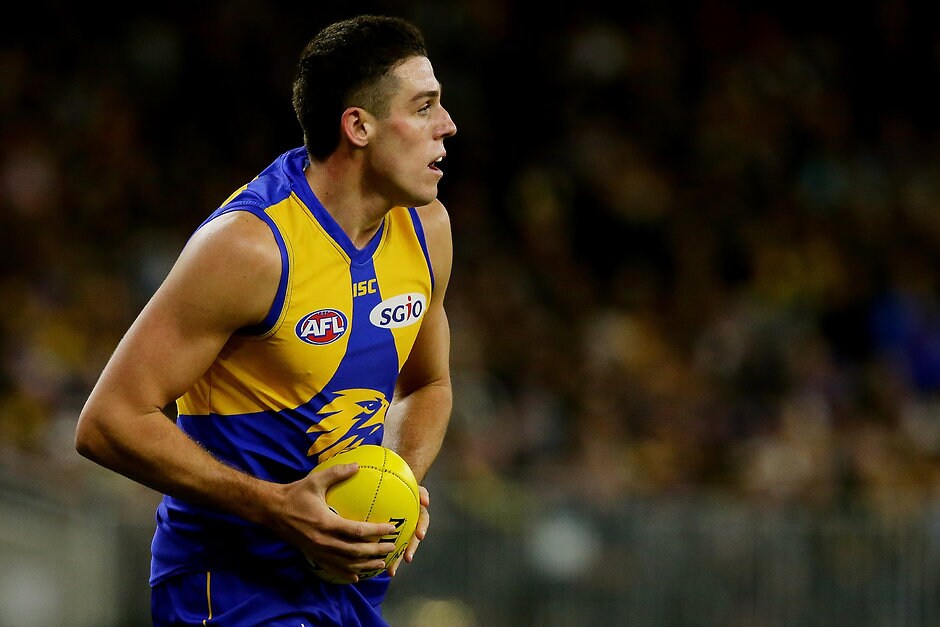 AFL 2018 Round 04 - West Coast v Gold Coast Jake Waterman has his sights set on a permanent place in West Coast's forward line - AFL,West Coast Eagles,Jake Waterman